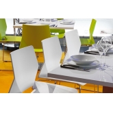 Chaise Origami - white
